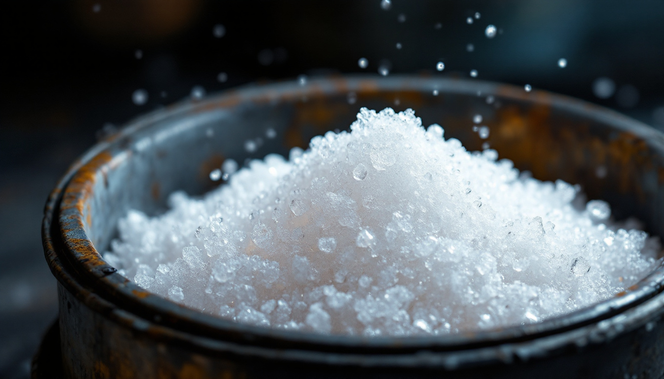 Tipos de Sosa cáustica alimentaria